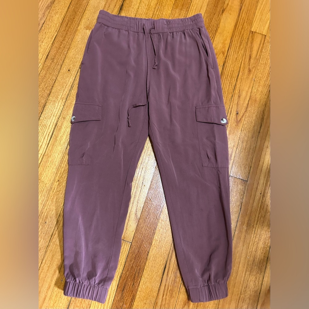 Dress Forum Cargo Pants Joggers Drawstring Pockets Casual Women's S - Picture 3 of 11